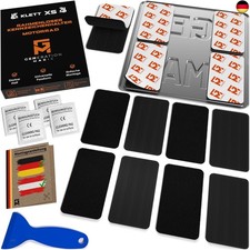 Klett Kennzeichenhalter Motorrad Roller Moped Mofa [Extra-Stark &