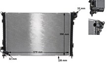MOTORK�HLER WASSERK�HLER F�R MINI MINI (R50, R53) - MAHLE CR 985 000S