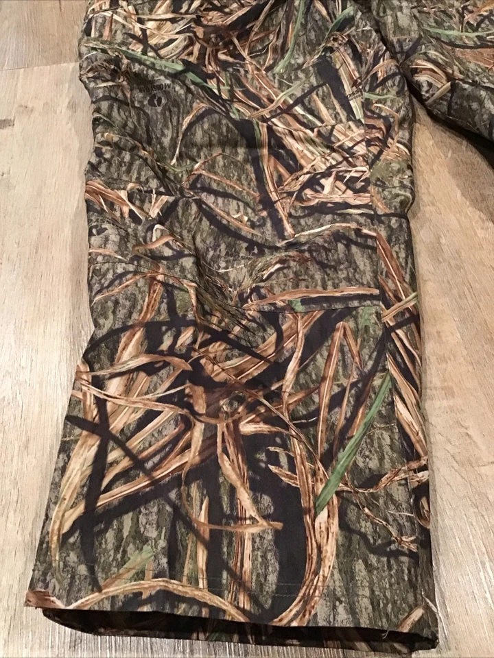 New Cabelas Pants Mens 4XL Gore Tex Mossy Oak Shadow Grass Hunting Rain Wear - Image 2 of 4