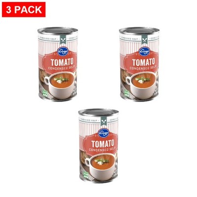 Kroger Tomato Condensed Soup 26 oz - Pack of 3