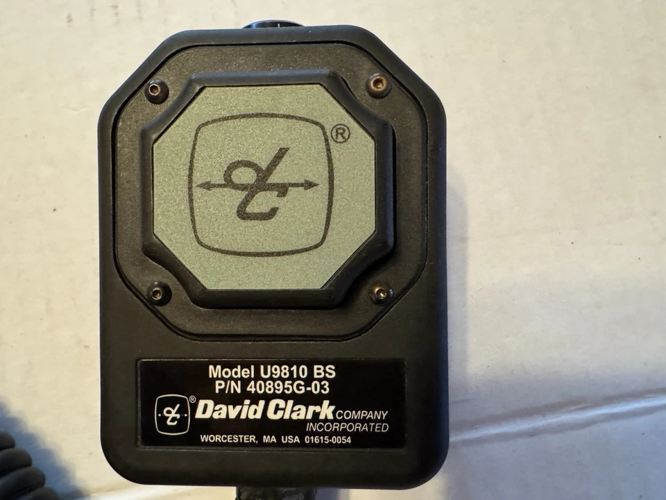 David Clark U9810 Belt Station for Aviation Headset 40895g-03 - Image 2 of 4