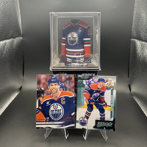 2026 NHL My Jersey FanCollex Connor McDavid Oilers Rare Silver Base & 2 Cards