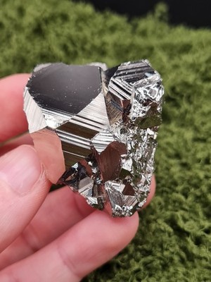 Octahedral Pyrite Specimen Record Keeper Huanzala Mine Peru Natural Crystal 73g