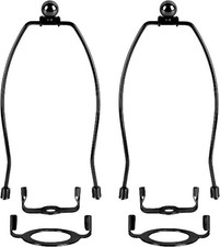 10 Inch Lamp Harp 2 Set Detachable Lamp Shade Holder Table Floor Lamps Finial 3