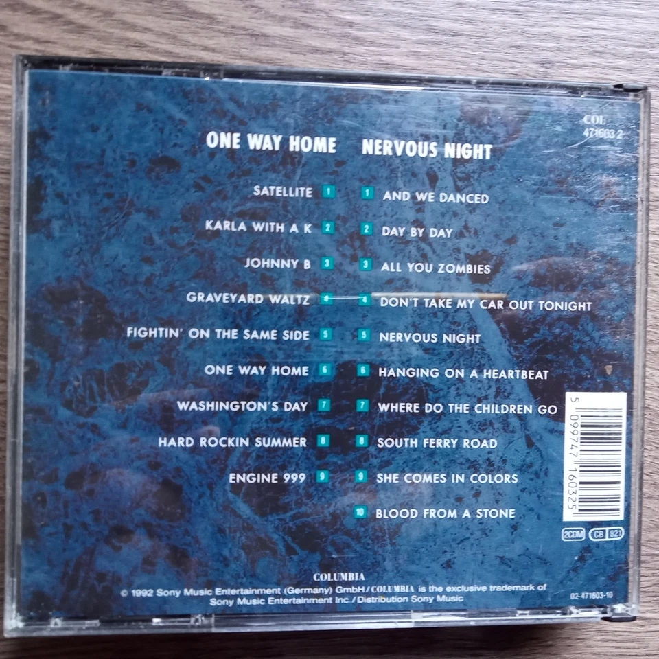 HOOTERS - TWO ORIGINALS . ONE WAY HOME / NERVOUS NIGHT - 2CD BOX - Bild 2 von 2