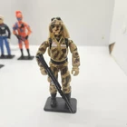 🇺🇸 Vintage GI JOE DUSTY ACTION FIGURE V1 1985 HASBRO W/ACCESSORIES