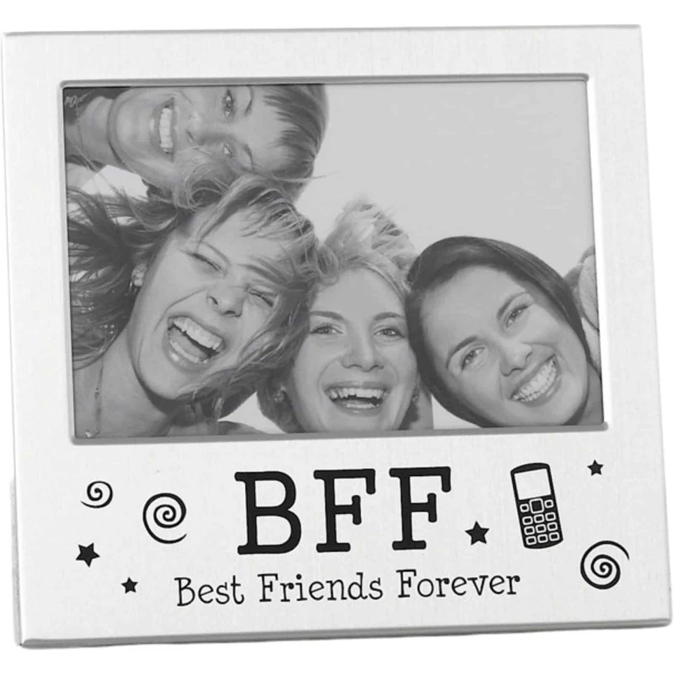 BFF Best Friends Forever Photo Frame Silver Picture Holder Gift - image 1 of 1