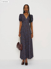 Reformation Naira Dress, Indigo Girl color, Size 6, New with Tags