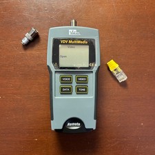 Ideal VDV Multimedia Cable Tester Model 33-856 Tested Working Excellent