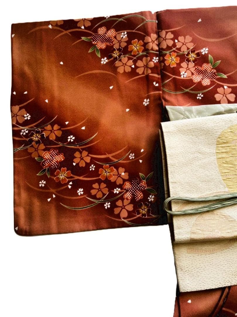 Kimono Polyester Cherry Blossom Patterned Washabl… - image 4