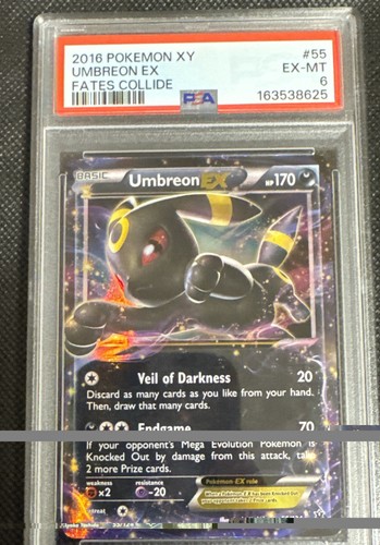 Umbreon-EX graded PSA 6 for sale on eBay