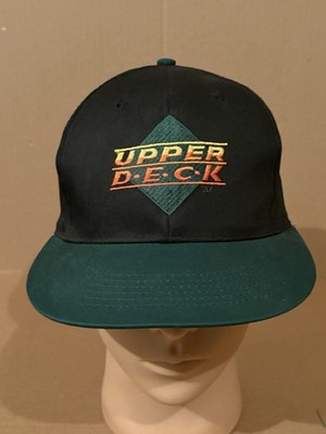 Vintage Upper Deck Meet The Stars Hat Cap Snap Back 90s Promo Baseball Card Logo