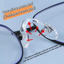 Silicone Eyeglass Nose Pads Anti Slip Soft Comfort Glasses Pads 1/2/4pcs