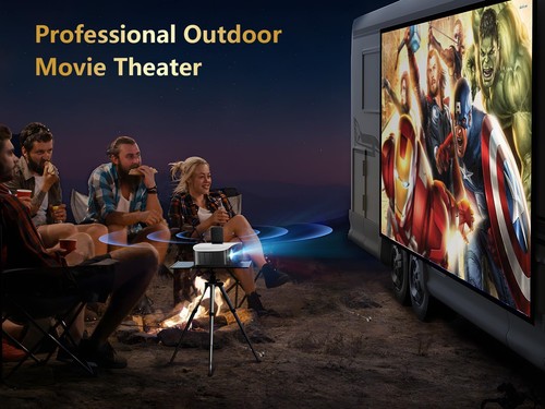 Smart 4K Projector with 5G WIFI and Bluetooth, Netflix/Amazn Prime Video Cert... - Picture 9 of 9