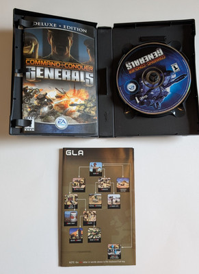 Command And Conquer Generals Deluxe Edition CIB 4 Discs