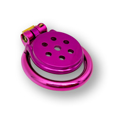 PINK Flat Stainless Steel Chastity Cage Metal 6 Sizes FREE FAST SHIPPING