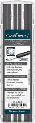 Pica 6030 I Spezial-Minen Für Big Dry 6060 I Graphit 2B I Wasserlöslich, Egal Ob