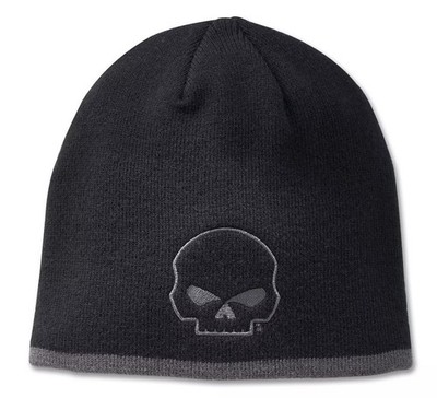 HARLEY-DAVIDSON Willie G Skull Knit Beanie schwarz