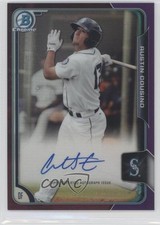 2015 Bowman Chrome Prospects Purple Refractor 207/250 Austin Cousino Auto 2f9