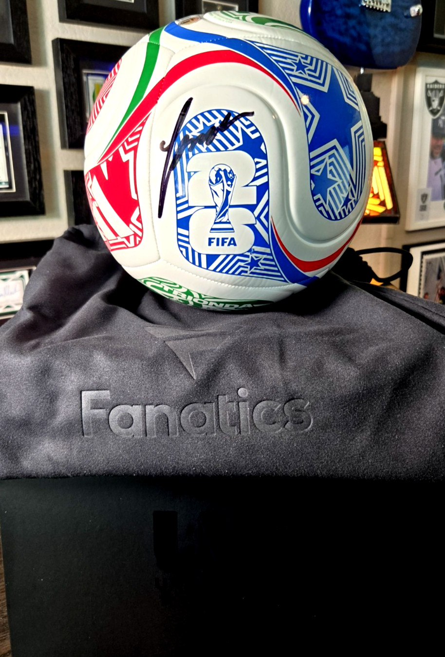 James Rodriguez On Ball Auto Minnesota United Soccer Fanatics Under Wraps NIB