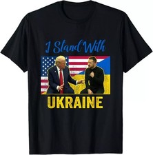 2025/Support Ukraine I Stand With Ukraine Ukrainian Flag T-Shirt