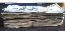 Realistic Movie Prop Cash 100 Bills 100 x 100 Dollar Bills 10,000 Total