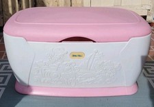 Vintage Little Tikes Giant Toy Chest Pink White Toy Box Original Model Large