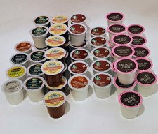 Lot of 40 Keurig K-Cup Coffee Pods in Assorted Flavors