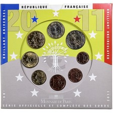 [#134941] France, Coffret 1c. à 2€, BU, 2011, MDP, MS