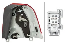 Heckleuchte links LED 2VA 011 527-031 HELLA für VOLVO V70 III XC70 II