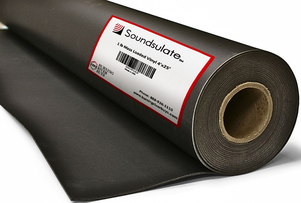 Soundsulate 1 lb Mass Loaded Vinyl Soundproofing, MLV, Noise Barrier