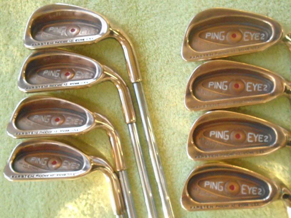 Fer 6 Ping Eye 2+ Point Bleu Béryllium – Droitier, Shaft Acier JZ, Bonne Condition