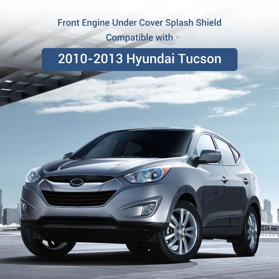 Undercar Shield Engine Splash Shield Plastic For 2010-2013 Hyundai Tucson Foto 3 de 4