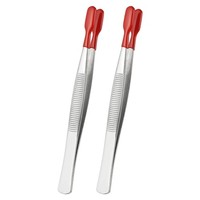 Handwerks-Pinzetten Mit Gummispitzen, 2 StüCk Pvc-Beschichtete Pinzetten-Set #7