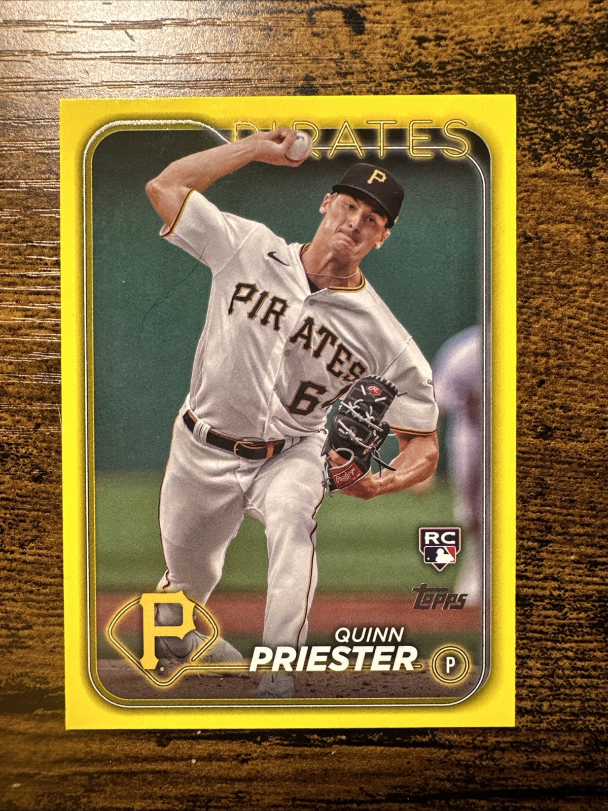 2024 Topps Series 1 - Quinn Priester #93 Yellow (RC)