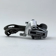 Vintage SunTour α-3000 Rear Derailleur Road Touring Long Cage Silver Alloy A47