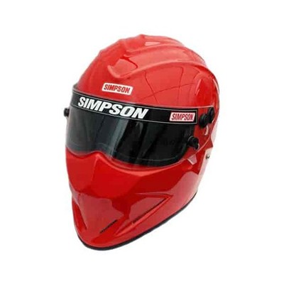 Simpson Racing 7297344 SA2020 Diamondback Racing Helmet 7-3/4 Red