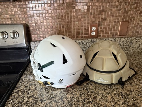 Riddell Speed FLEX Football Helm matt weiß Gesichtsmaske Erwachsene Small + Guardian - Bild 8 von 11