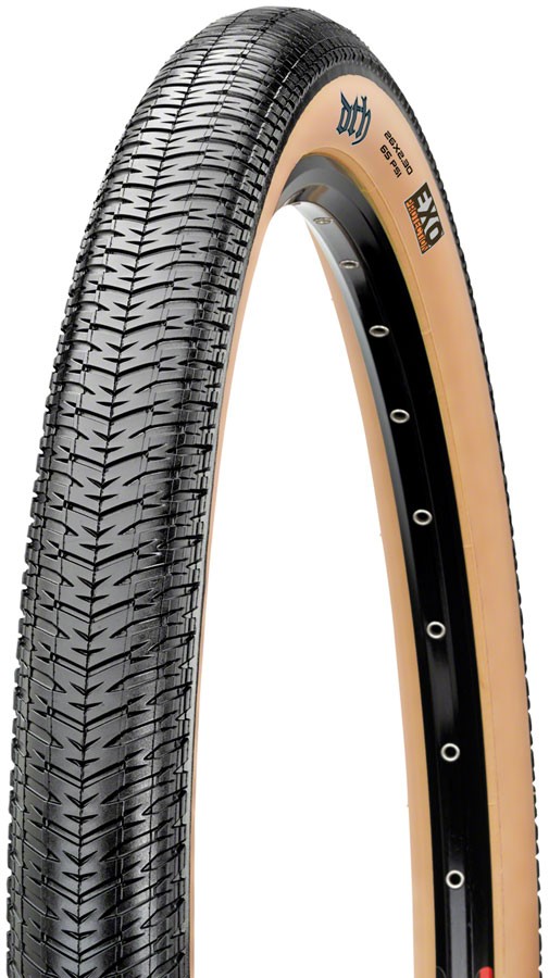 Pack of 2 Maxxis DTH Tire 26 x 2.15 Clincher Folding Black/Dark Tan EXO
