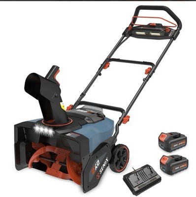 2X2 5.0 Senix 18  Cordless Snow Blower 33 Ft New product open box