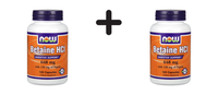 2 X Now Foods Betaine Hcl (120) (137,47 Eur/Kg)