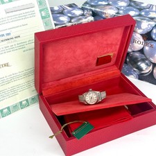 Rolex Lady-Datejust 26mm President Factory Diamond Dial 18K White Gold Box Paper 3