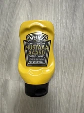 New Limited Edition Heinz MUSTAAAAAARD Chipotle Honey Ketchup Bottle 14oz