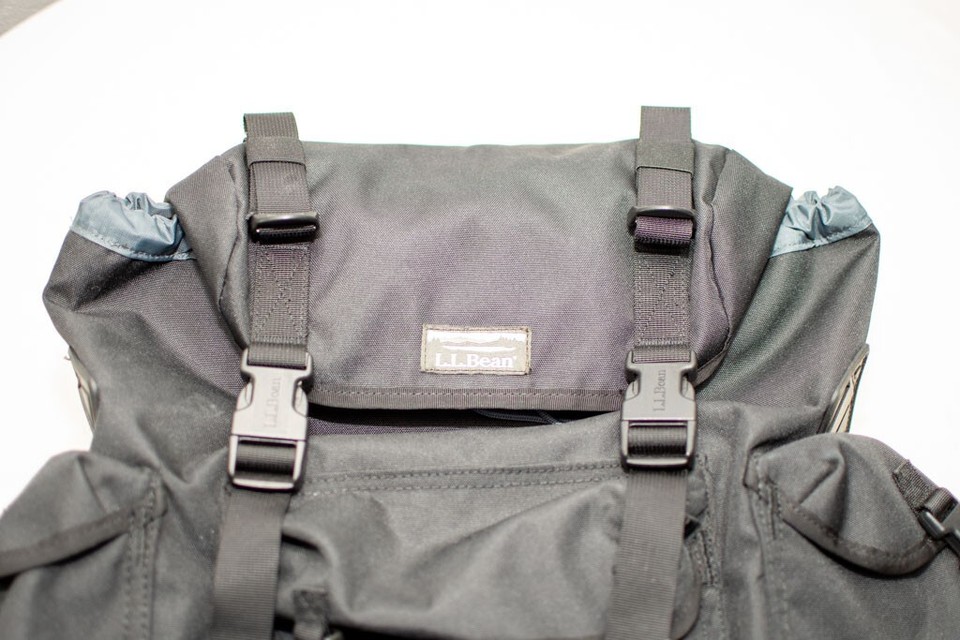 Vintage LL BEAN Continental Rucksack Black Backpack 90s Hiking eBay