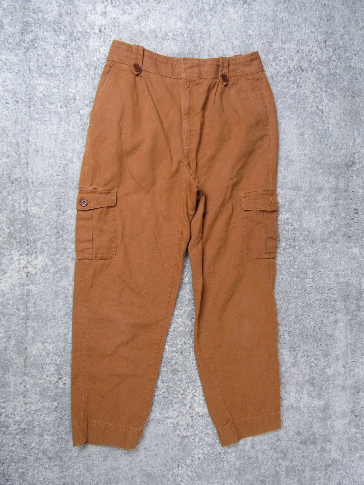 Pantaloni Converse donna 8 marroni fondo cargo relax larghi abbigliamento da lavoro casual