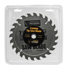 3pack  Pro-Series TarrKenn 7-1/4" 24 Teeth Carbide Tip Saw Blade - New Sealed.