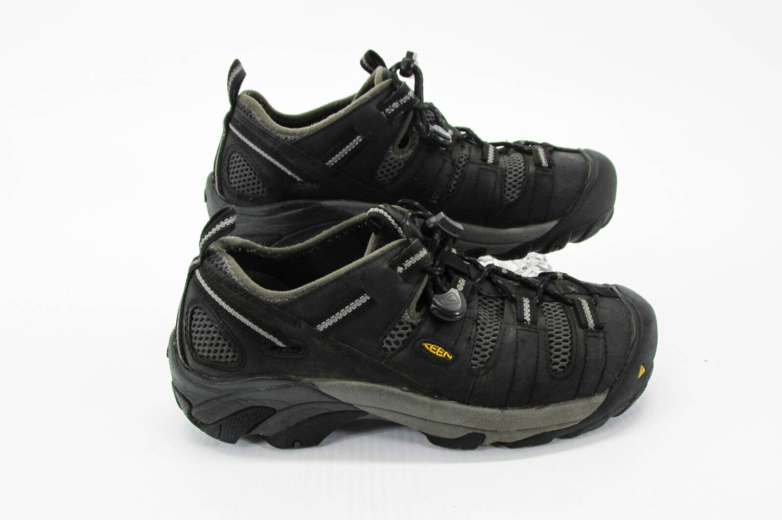 Scarpe uomo Keen AtlantaCool taglia 8 5D nere EH punta di sicurezza lavoro usate vq