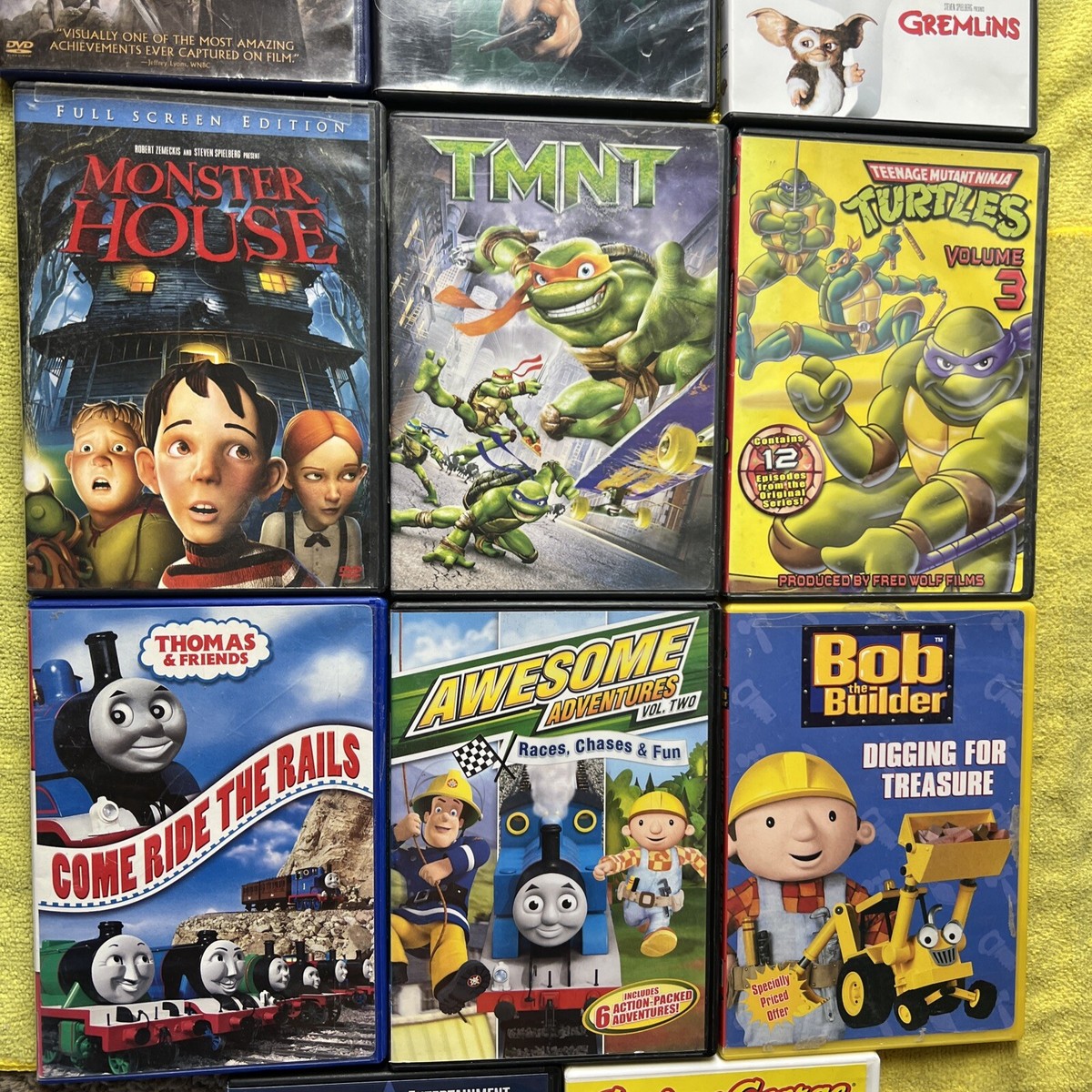 Dvds Kids boys Dvds Looney Tunes Bob Builder Thomas Train