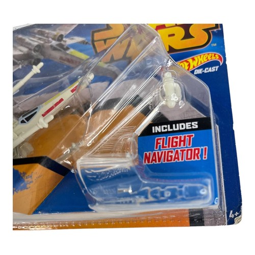 Star Wars Hot Wheels STARSHIP X-WING FIGHTER Mattel Rosso 5 Diecast Giocattolo Stand Box - Foto 2 di 5