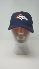 Denver Broncos Reebok NFL Football Fitted Cap Medium Large Stretch Blue